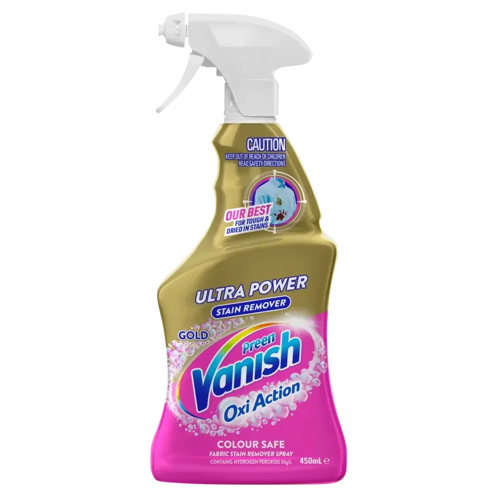 Vanish Preen Gold Fabric Stain Remover Spray 450ml