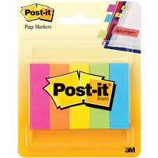 Post-It Notes Page Markers 5pk