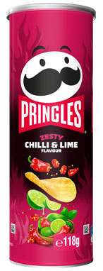 Pringles Zesty Chilli & Lime Flavour 118g