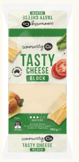 Community & Co Tasty Cheese 750g