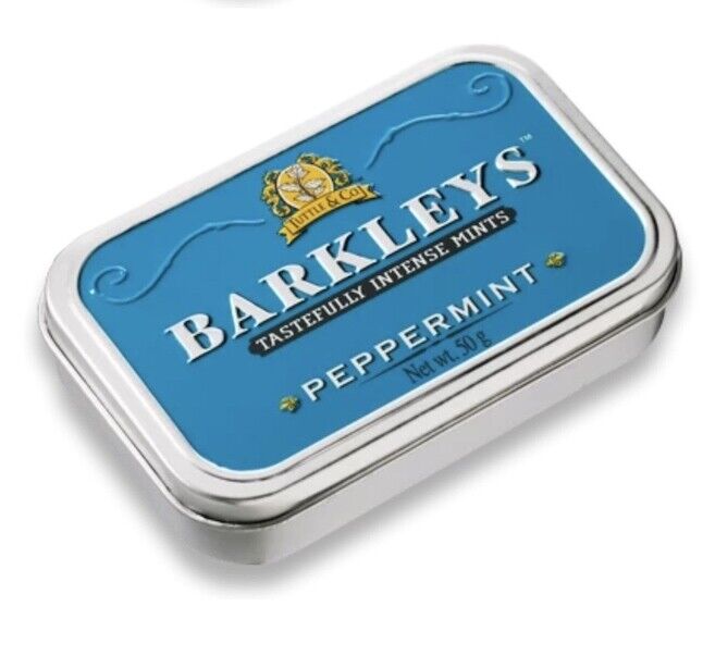 Barkleys Mints Peppermint Tin 50g
