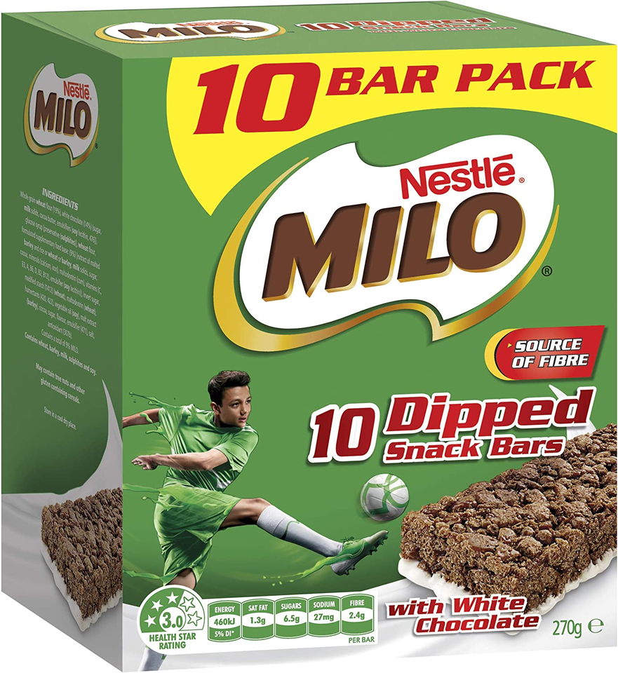 Nestle Milo Snack Bar with Milk 270g