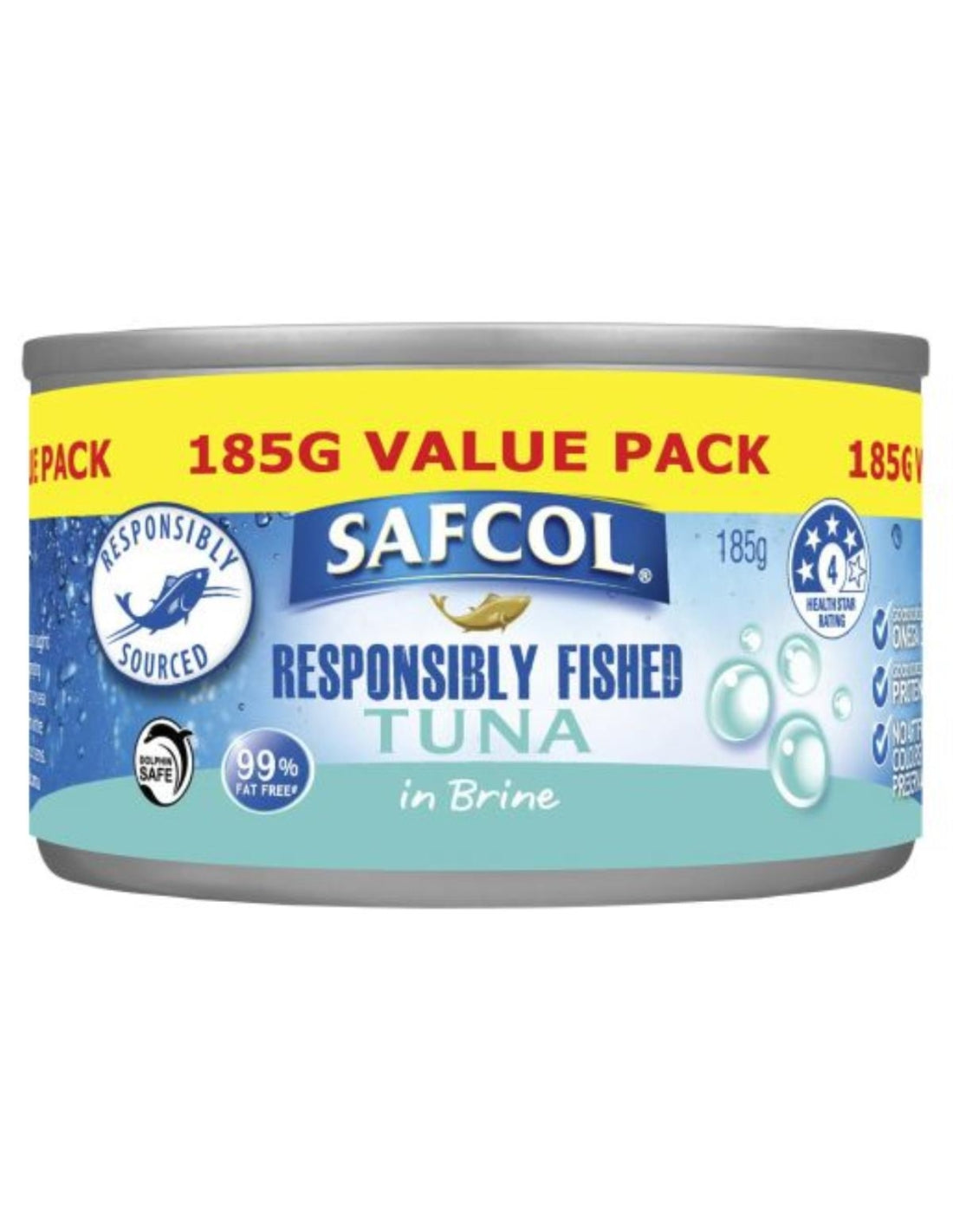 Safcol Tuna In Brine 185g