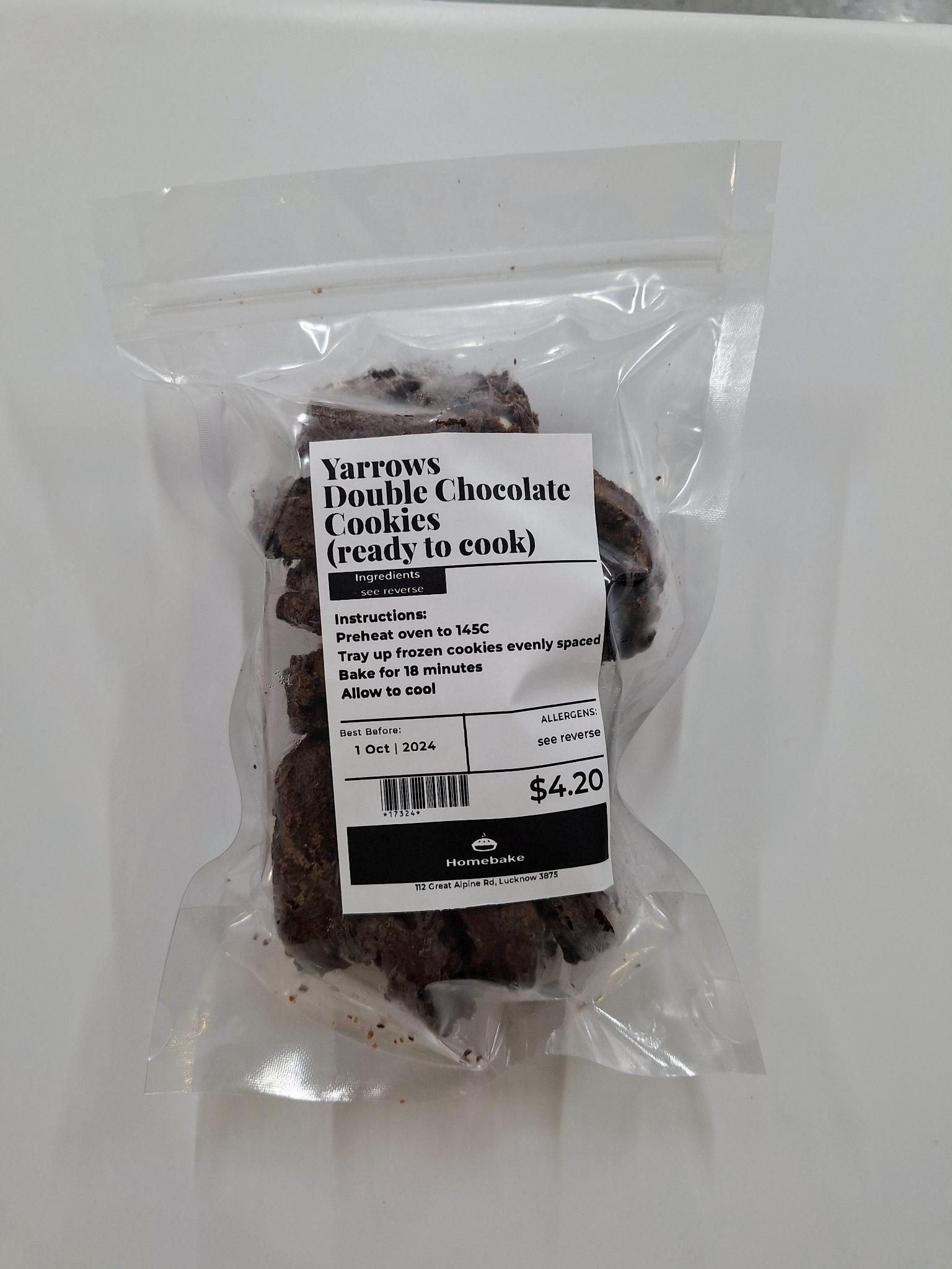 Yarrows Anzac Cookie Dough- 40g - pack of 10