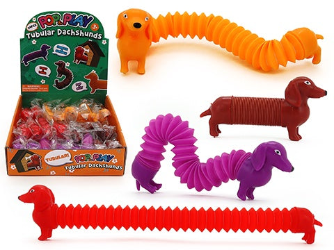Dachshund Dog Pop N Shape Play Tube