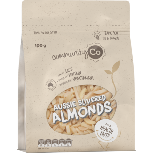 Community Co Aussie Slivered Almonds 120g