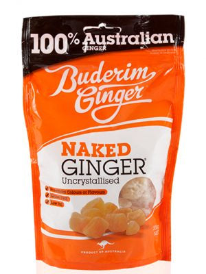 Buderim Naked Ginger Uncrystallised 175g