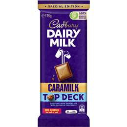 Cadbury Chocolate Caramilk Top Deck 175g