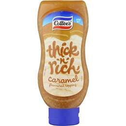 Cottee's Squeezy Topping Caramel 575g