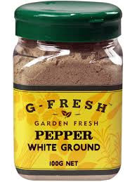 Garden Fresh Pepper White Ground 100g