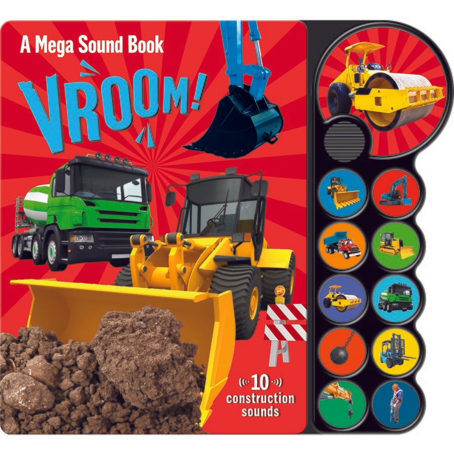 Vroom 10 Button Sound Book