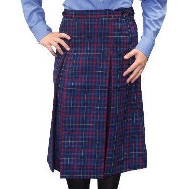 Pleated Skirt Tartan Senior Size 8