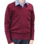 Pullover Wool Burgundy Size 18