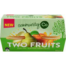 Community Co Two Fruits in Juice 4 x 125g