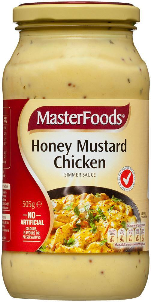 Masterfoods Honey Mustard Chicken Simmer Sauce 505g