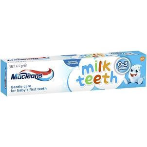 DNO Macleans Milk Teeth Toothpaste 63g 0-3years