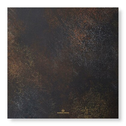 Manor Road Rust Metal Cheese Board Presentation Cards 14x14cm