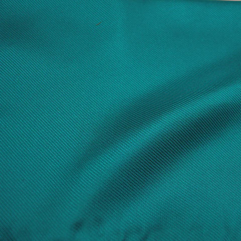 Paradise Green 70cm Ribbed Silk Scarf