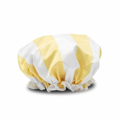 Manor Road Shower Cap - Lemon & White