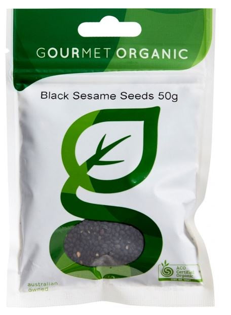 Gourmet Organic Sesame Seeds Black 50g