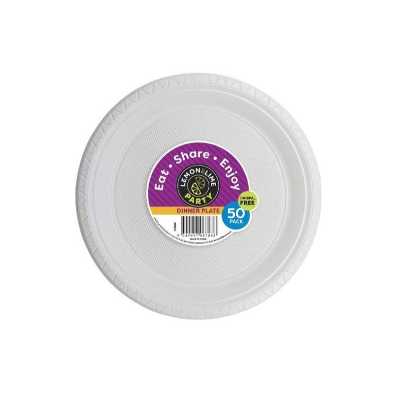 Lemon & Lime Disposable Dinner Plate 23cm 30 Pack