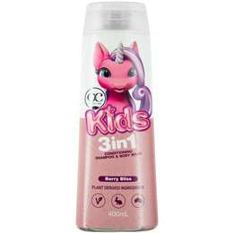 OC Naturals Kids 3 in 1 Conditioning Shampoo & Body Wash Berry Bliss 400ml