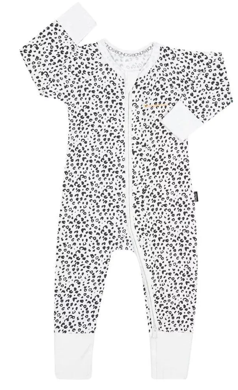 Bonds Zip Wondersuit Little Leopard 3-6mnths