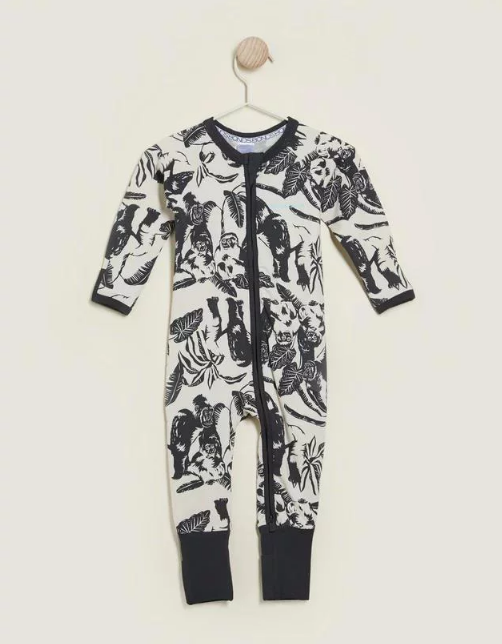 Bonds Zip Wondersuit Go Go Gorilla 12-18mths