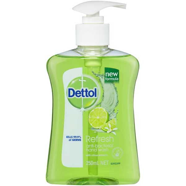 Dettol Antibacterial Liquid Hand Wash Pump Refresh  250mL